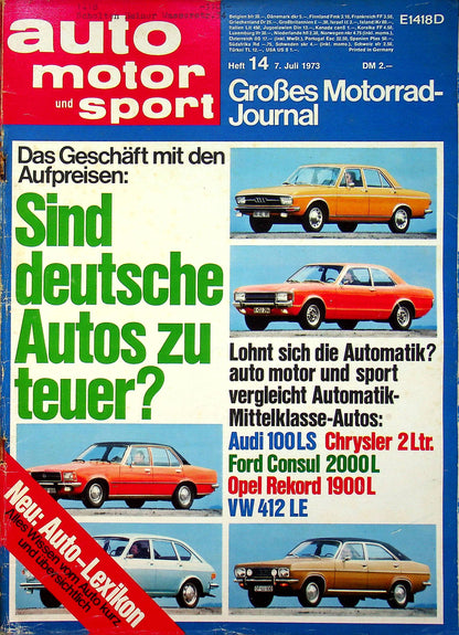 Auto Motor und Sport 14/1973