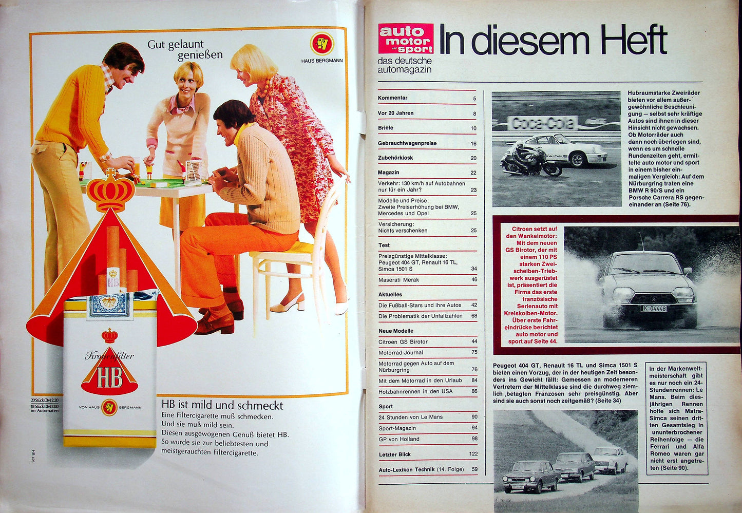 Auto Motor und Sport 14/1974