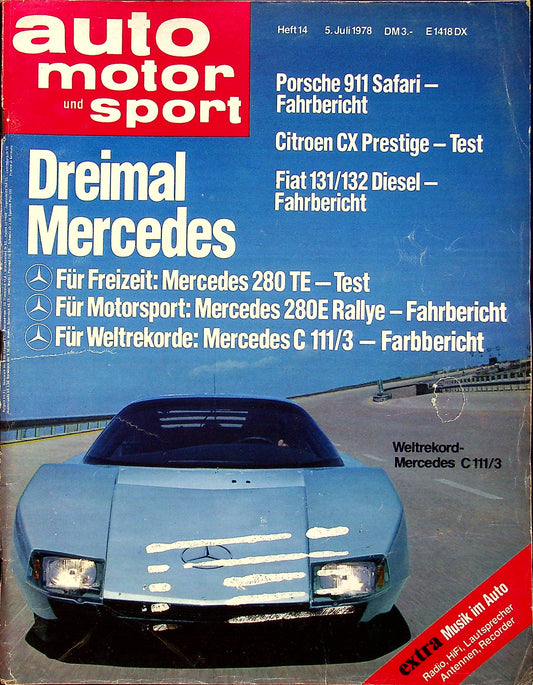 Auto Motor und Sport 14/1978