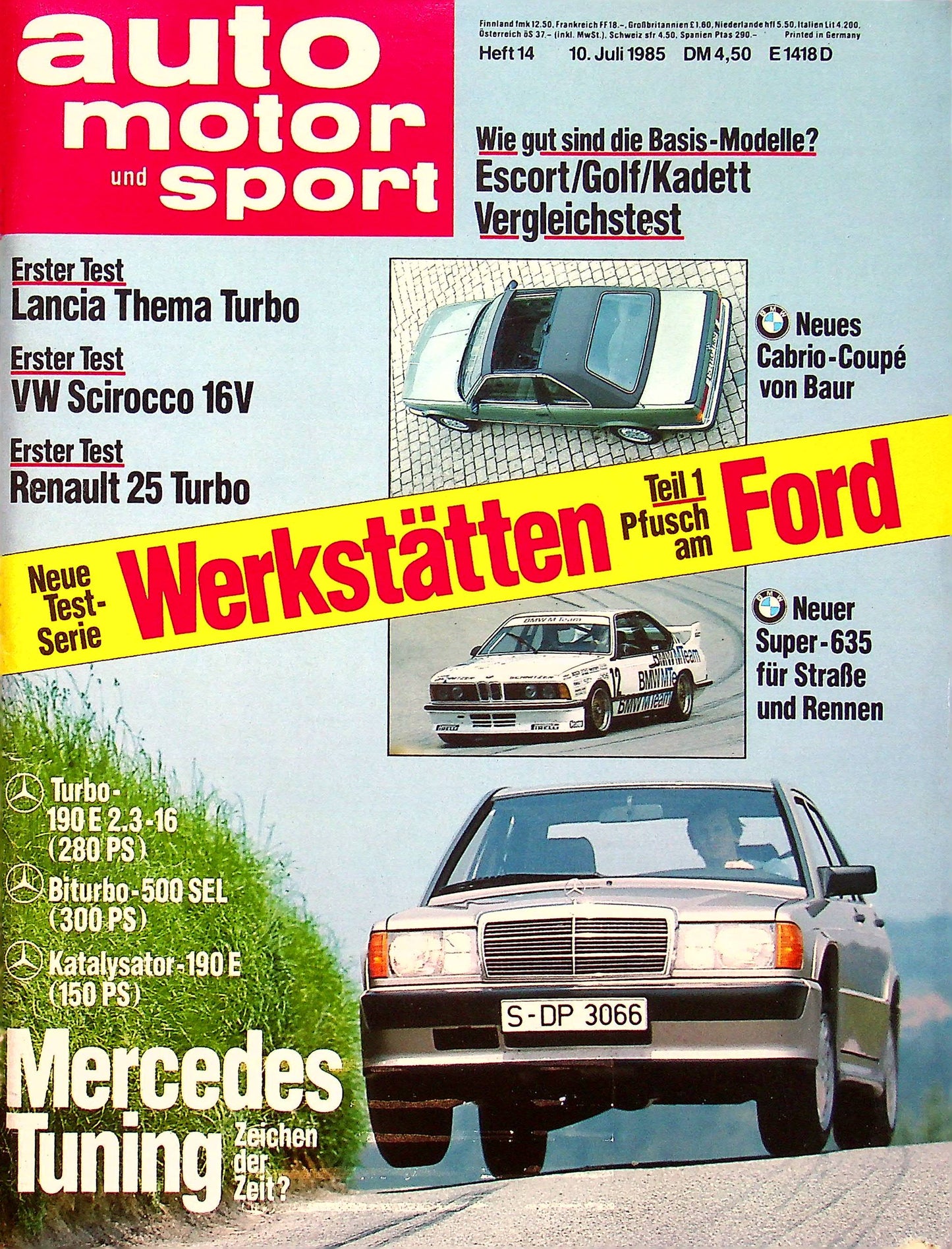 Auto Motor und Sport 14/1985