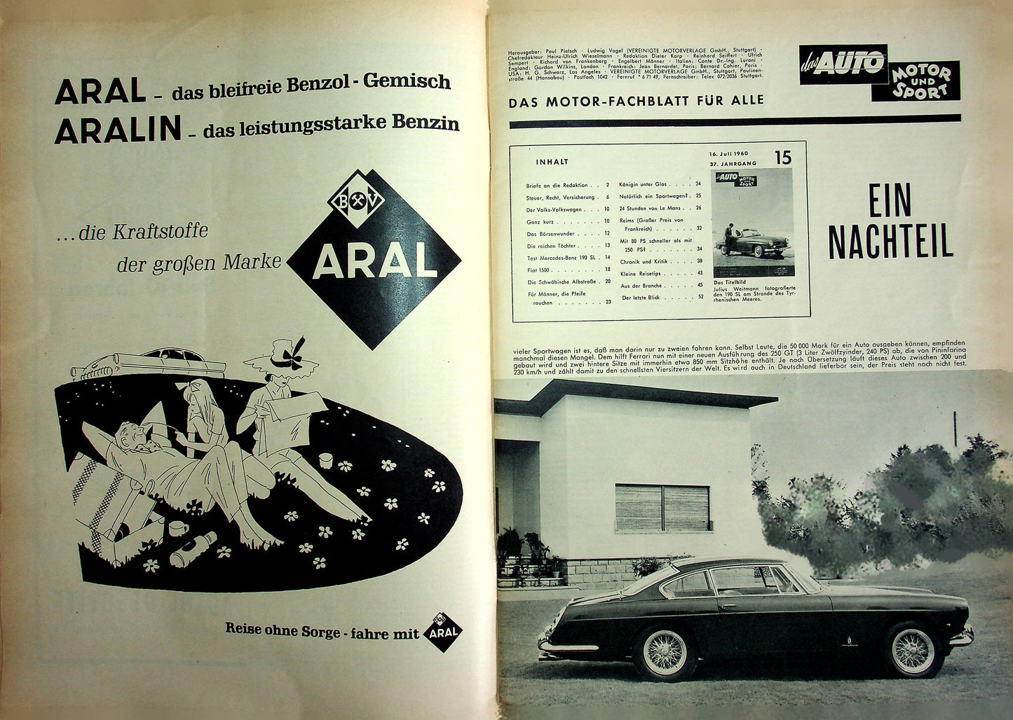 Auto Motor und Sport 15/1960