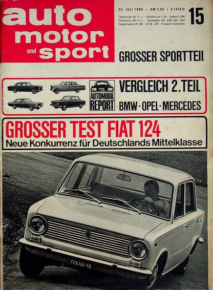 Auto Motor und Sport 15/1966