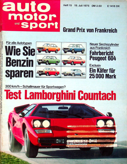 Auto Motor und Sport 15/1975