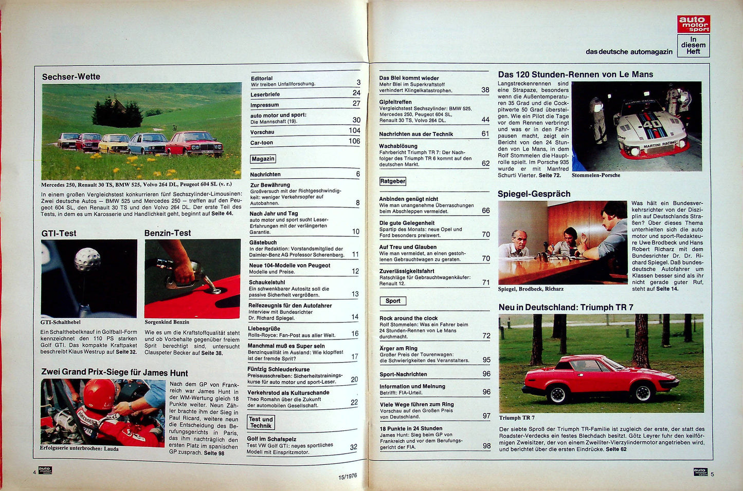 Auto Motor und Sport 15/1976