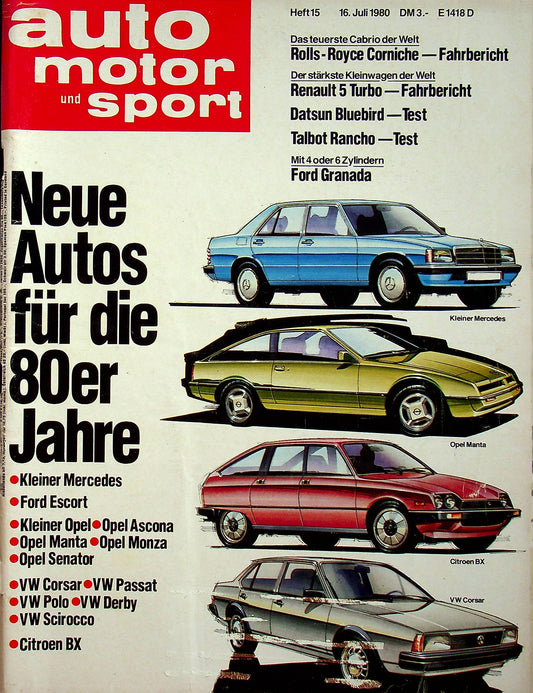 Auto Motor und Sport 15/1980