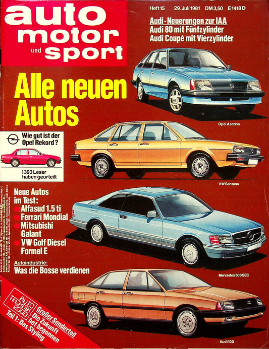 Auto Motor und Sport 15/1981