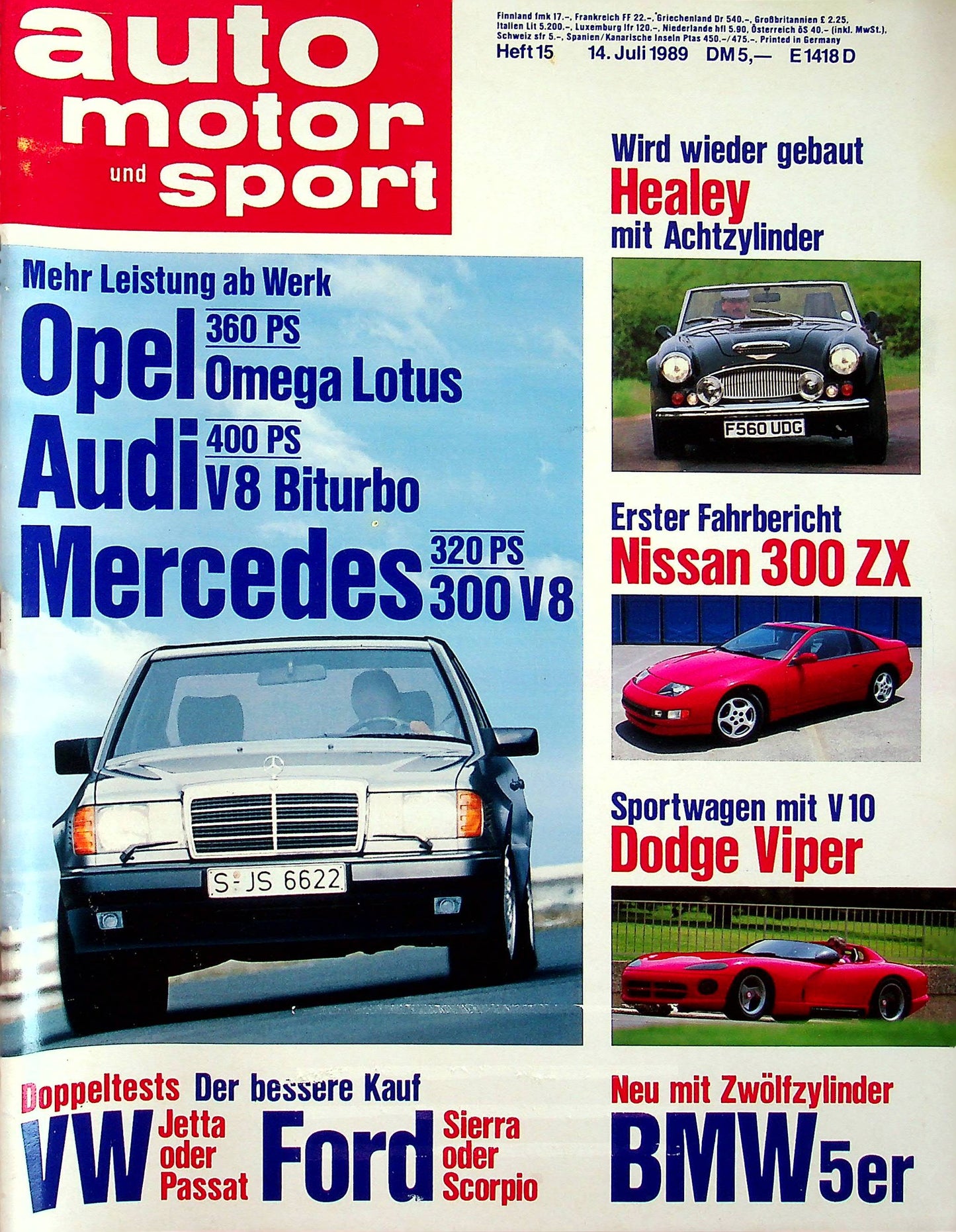 Auto Motor und Sport 15/1989