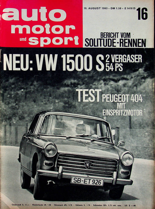 Auto Motor und Sport 16/1963