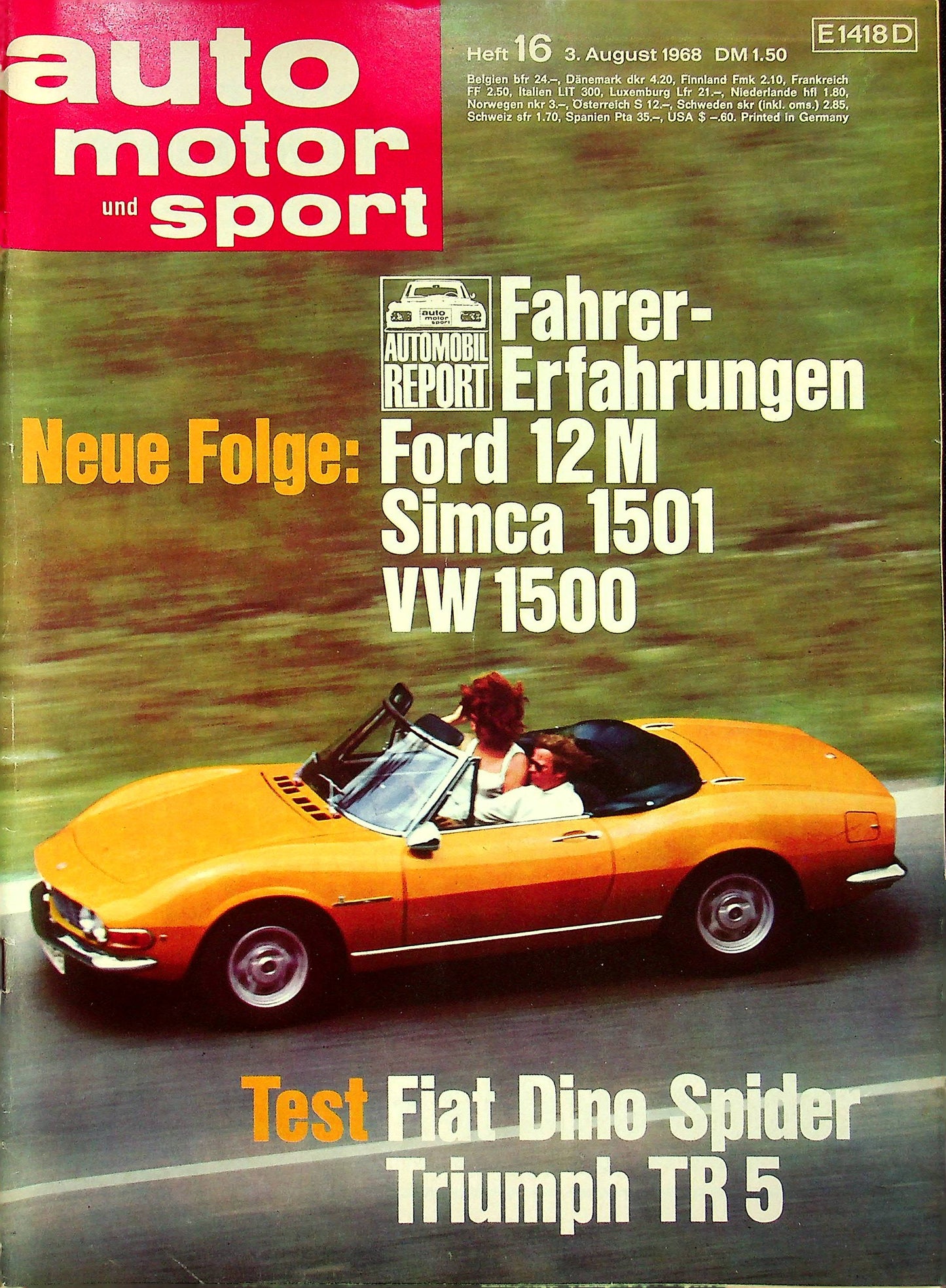 Auto Motor und Sport 16/1968