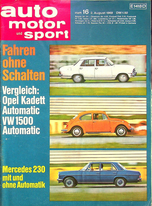 Auto Motor und Sport 16/1969