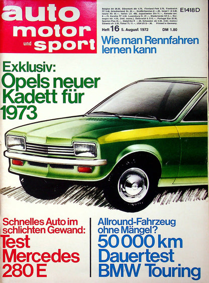Auto Motor und Sport 16/1972
