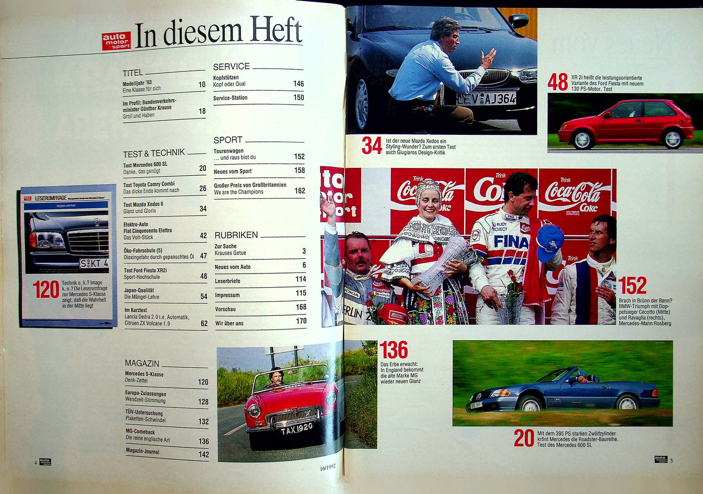 Auto Motor und Sport 16/1992