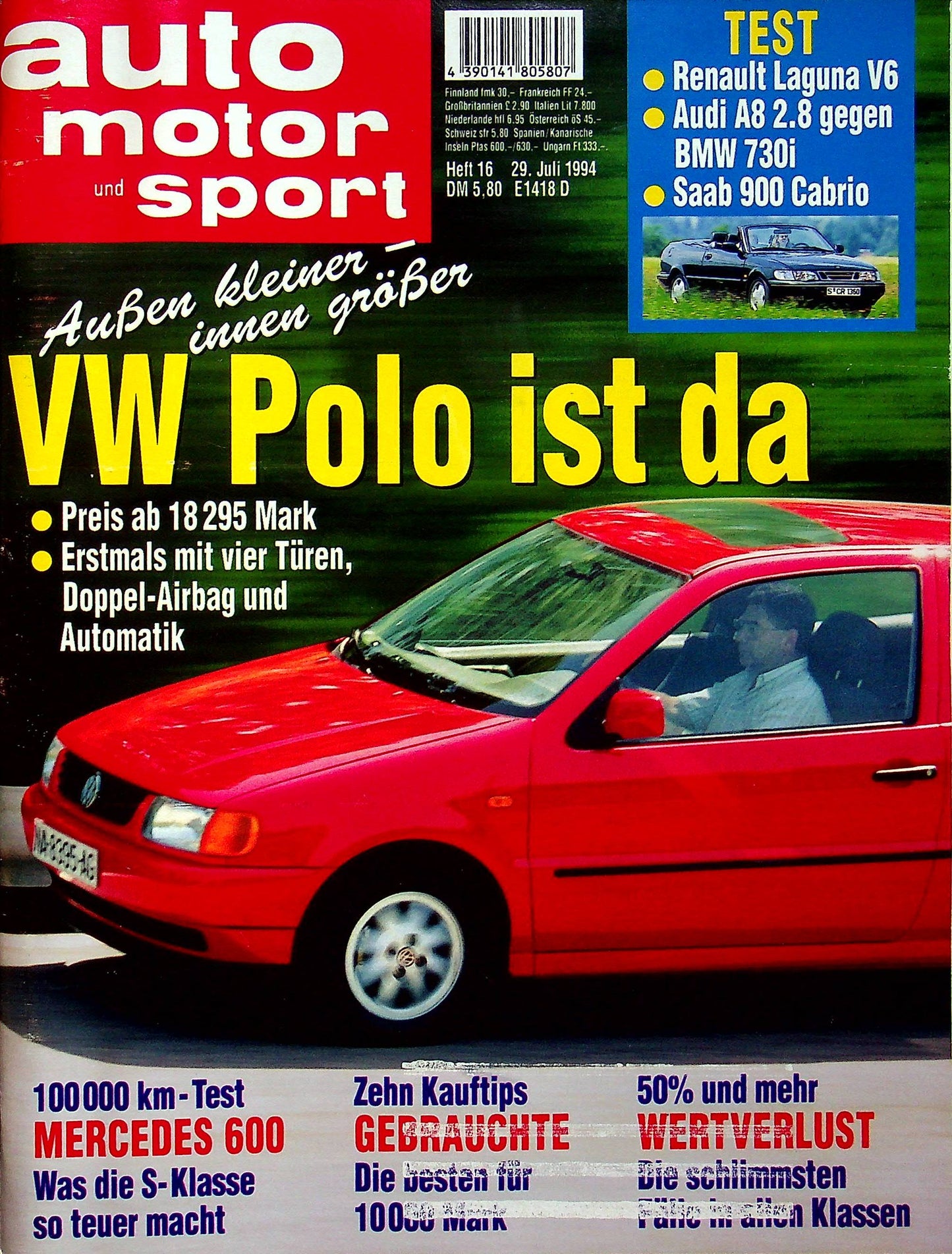 Auto Motor und Sport 16/1994