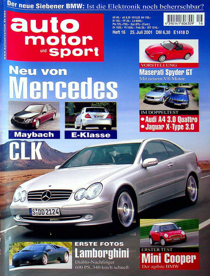 Auto Motor und Sport 16/2001