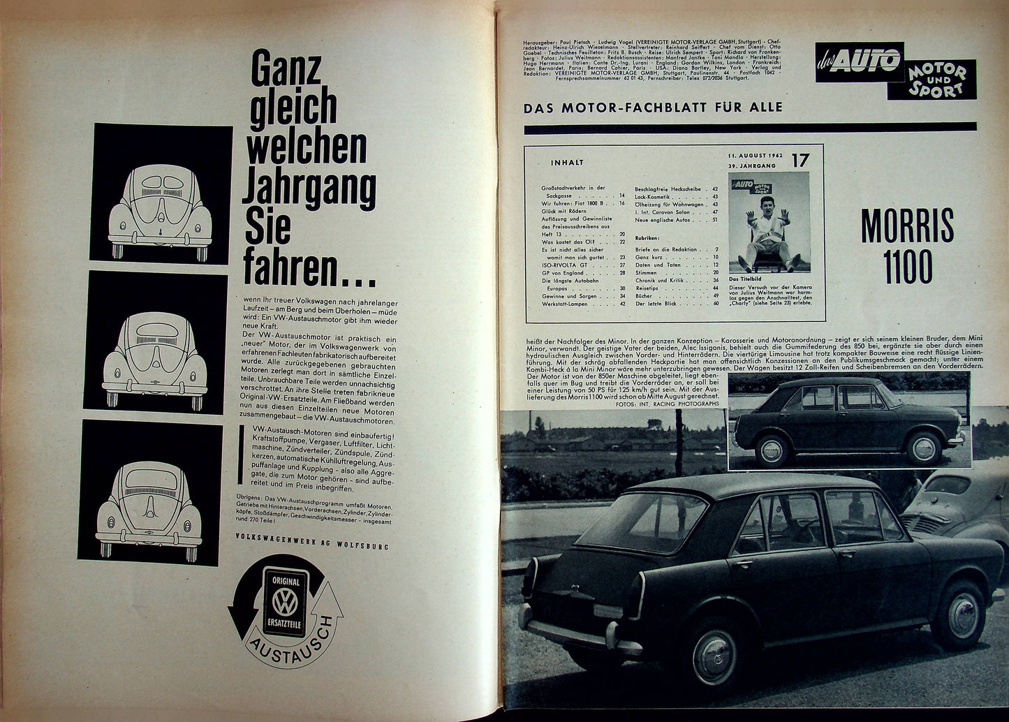 Auto Motor und Sport 17/1962