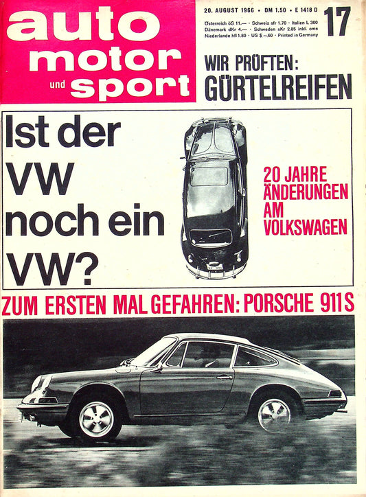 Auto Motor und Sport 17/1966