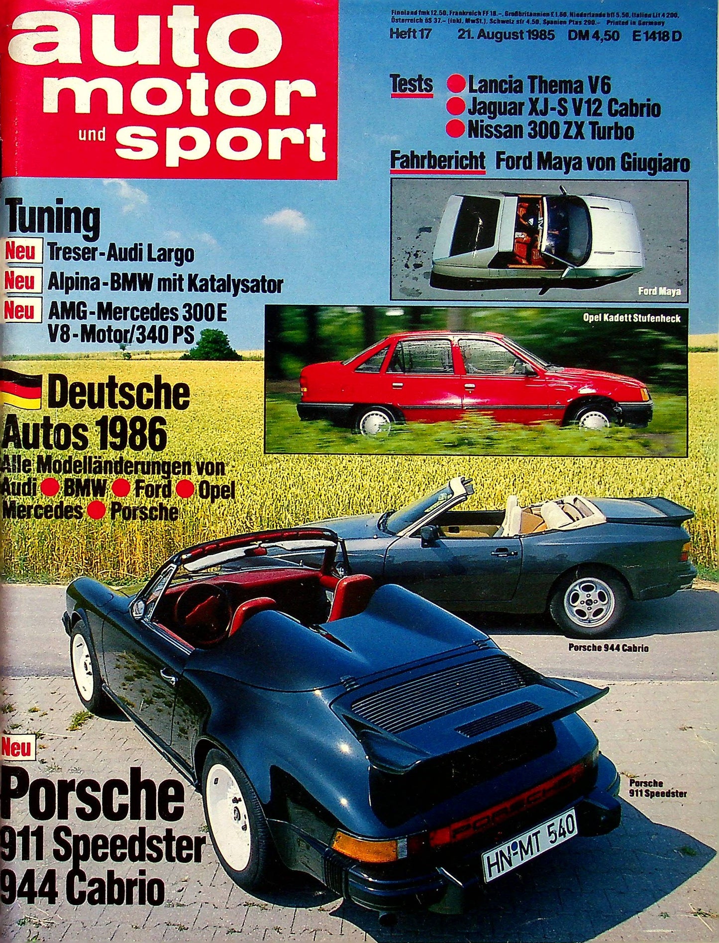 Auto Motor und Sport 17/1985