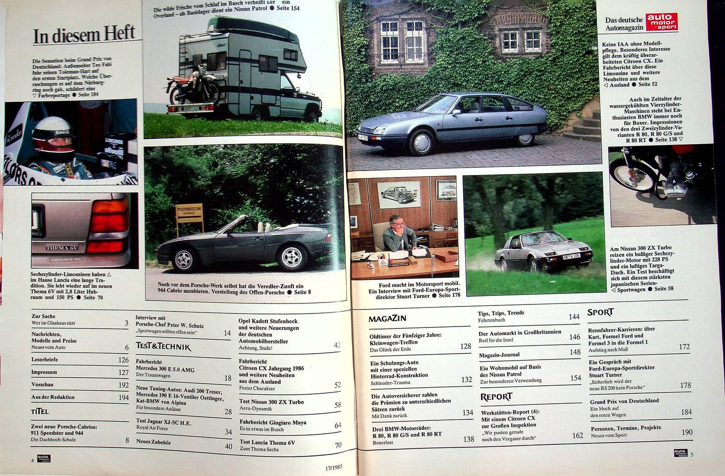Auto Motor und Sport 17/1985