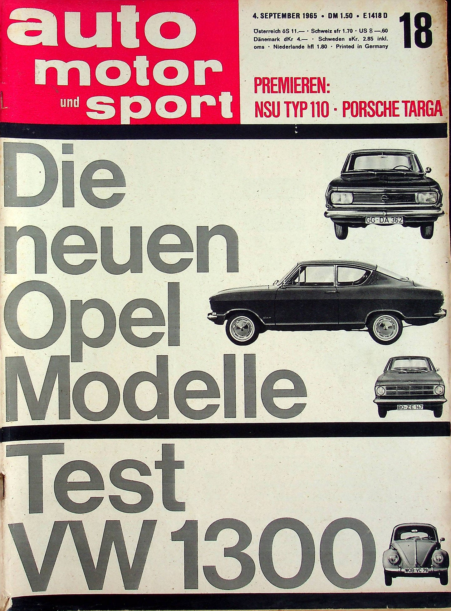 Auto Motor und Sport 18/1965