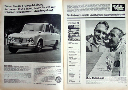 Auto Motor und Sport 18/1965