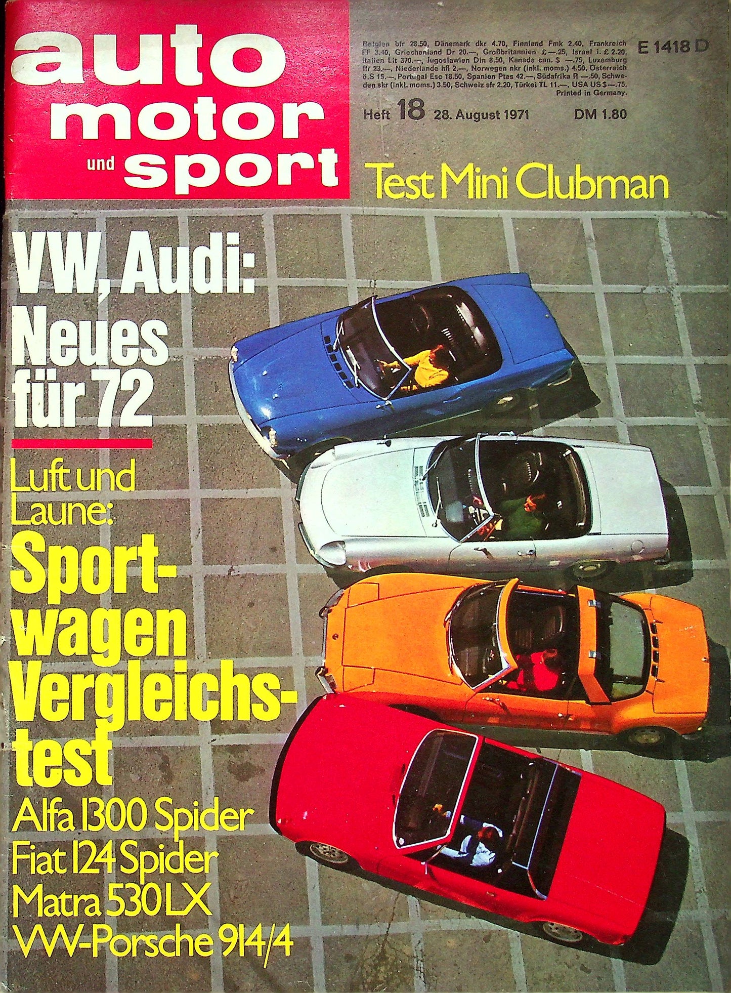 Auto Motor und Sport 18/1971