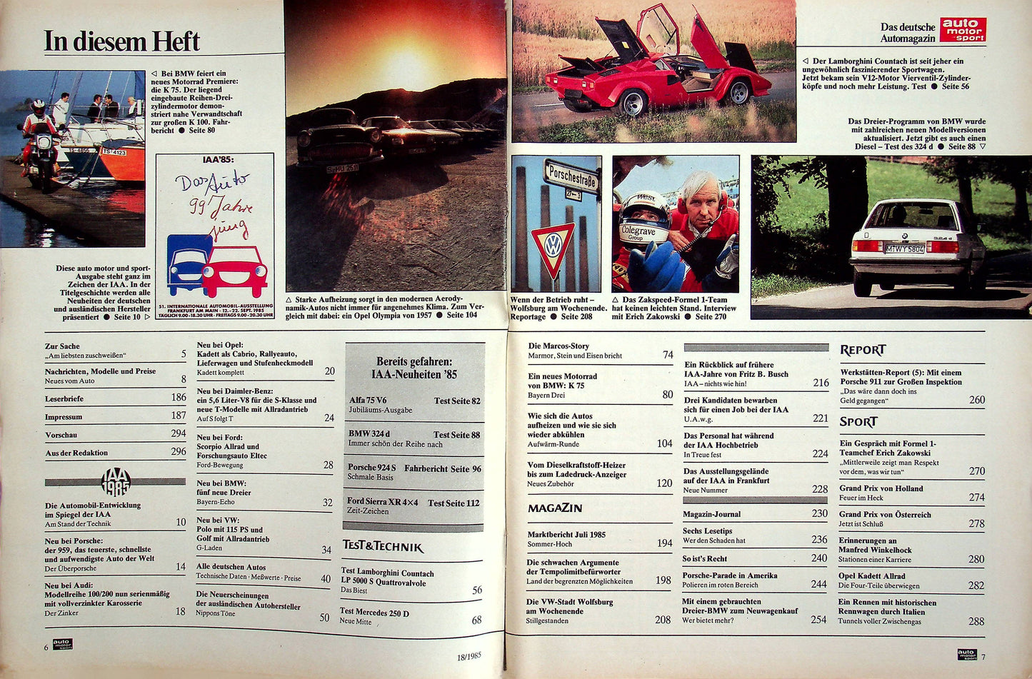 Auto Motor und Sport 18/1985