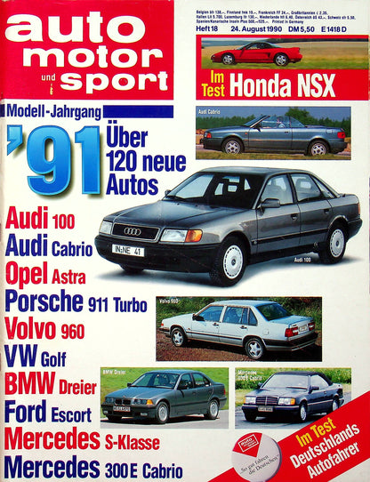 Auto Motor und Sport 18/1990