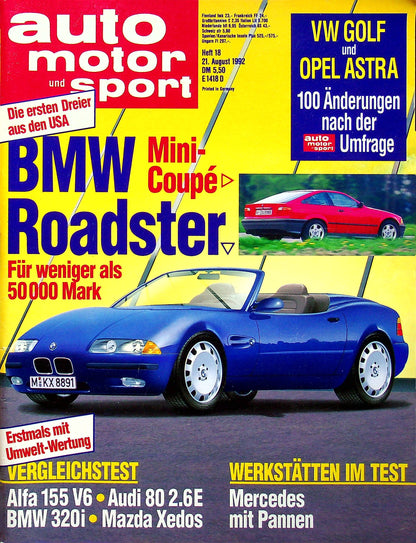 Auto Motor und Sport 18/1992