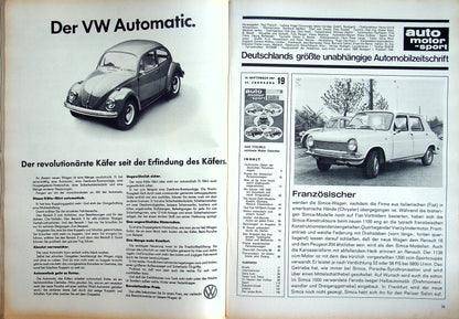 Auto Motor und Sport 19/1967