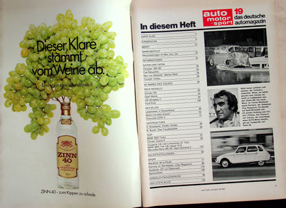 Auto Motor und Sport 19/1970