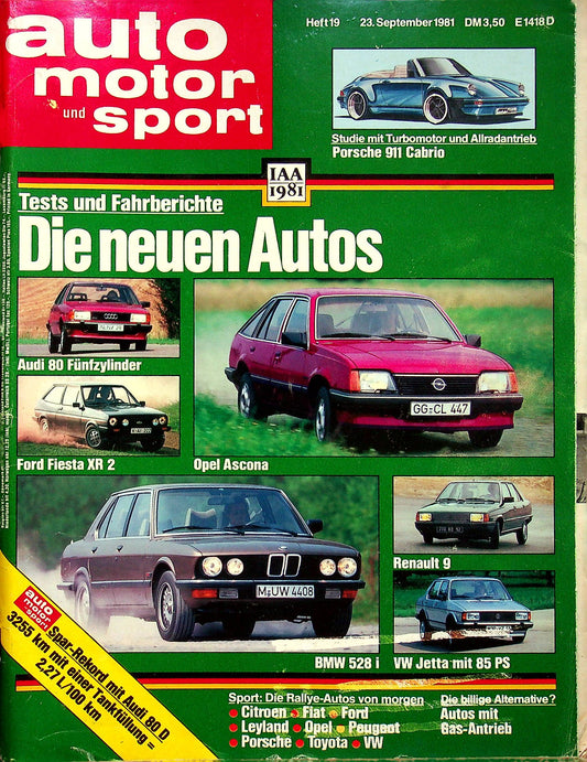 Auto Motor und Sport 19/1981