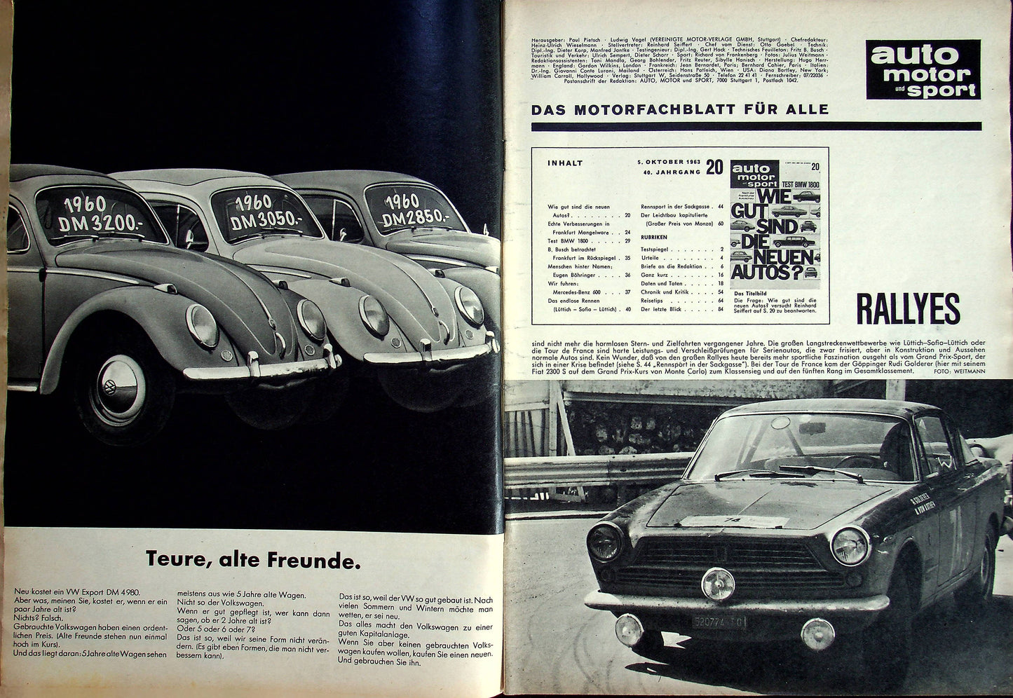 Auto Motor und Sport 20/1963