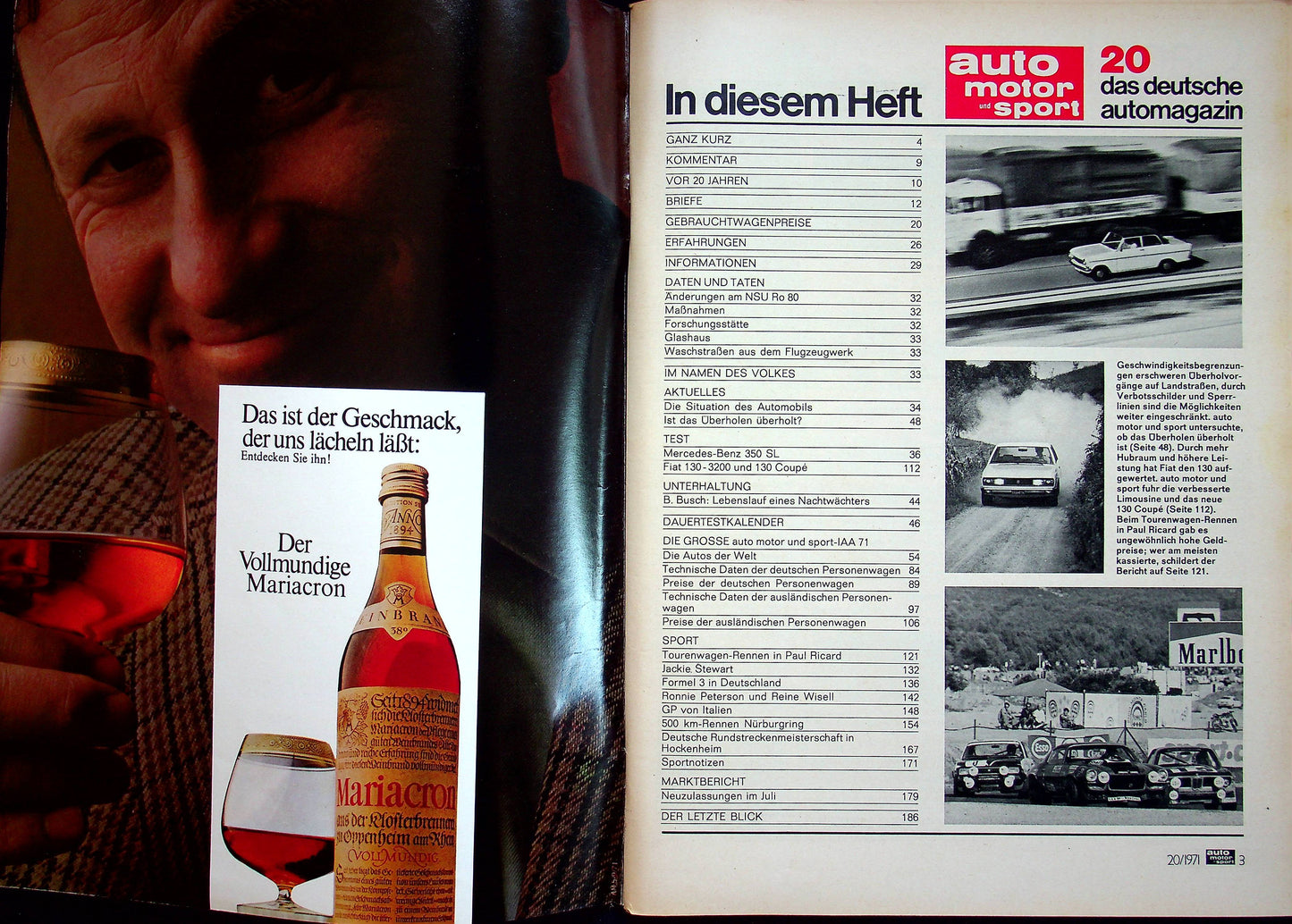 Auto Motor und Sport 20/1971