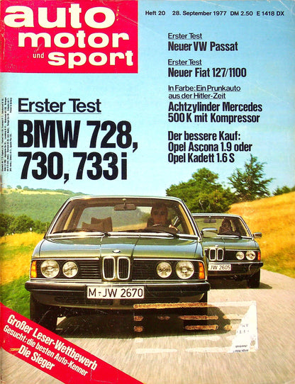 Auto Motor und Sport 20/1977