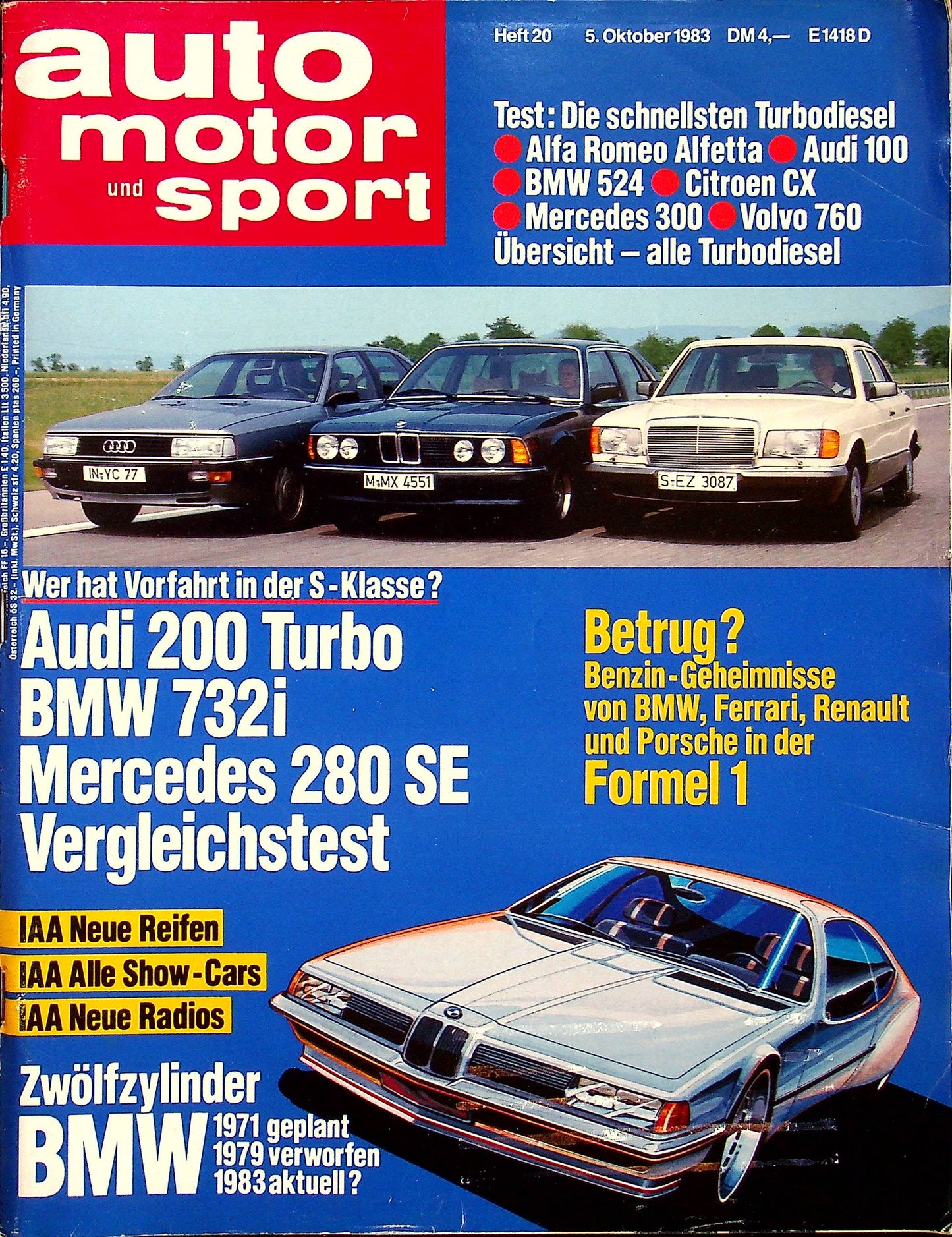 Auto Motor und Sport 20/1983