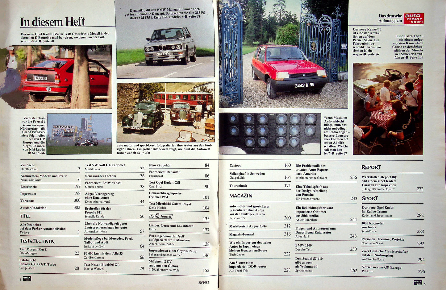 Auto Motor und Sport 20/1984