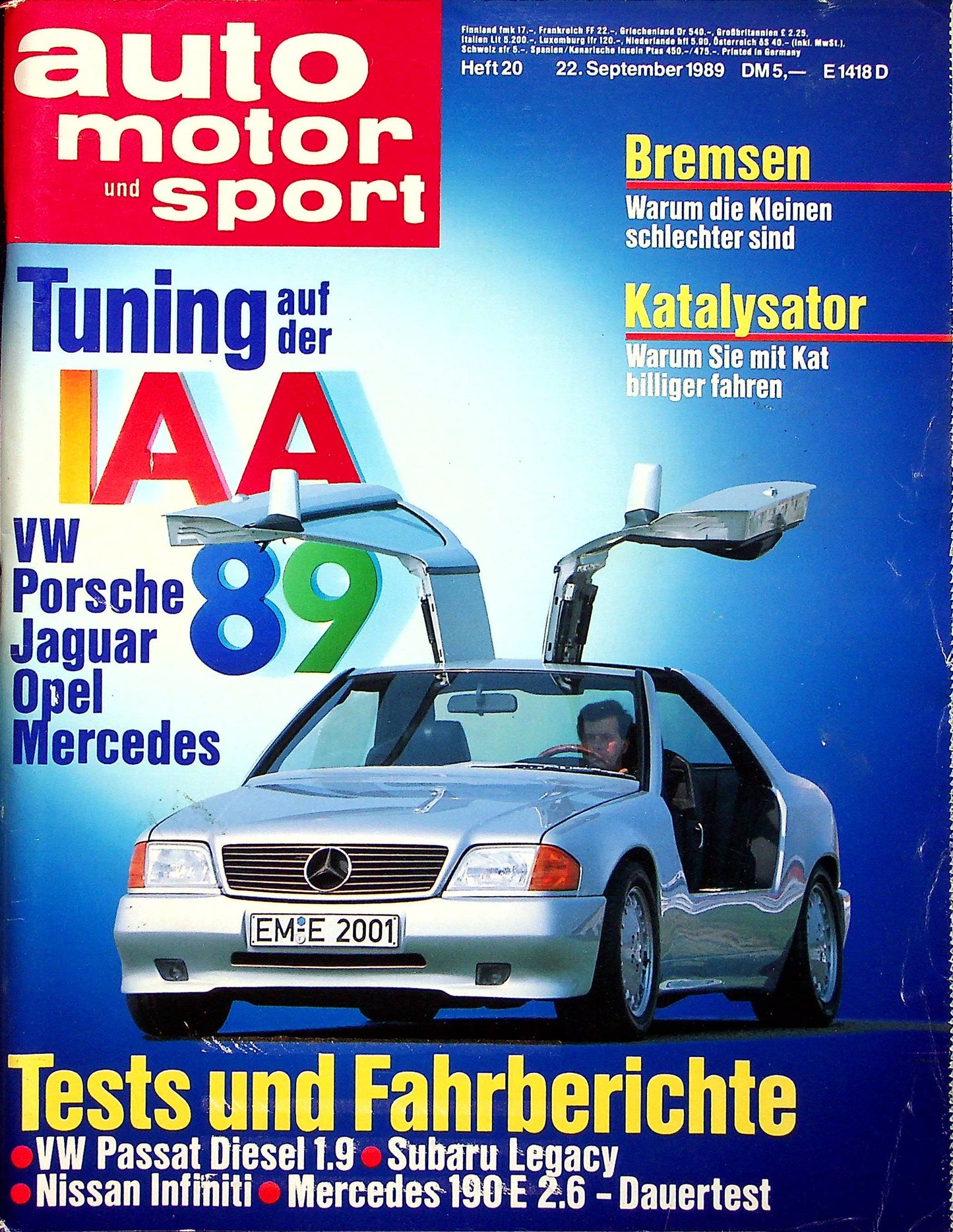 Auto Motor und Sport 20/1989