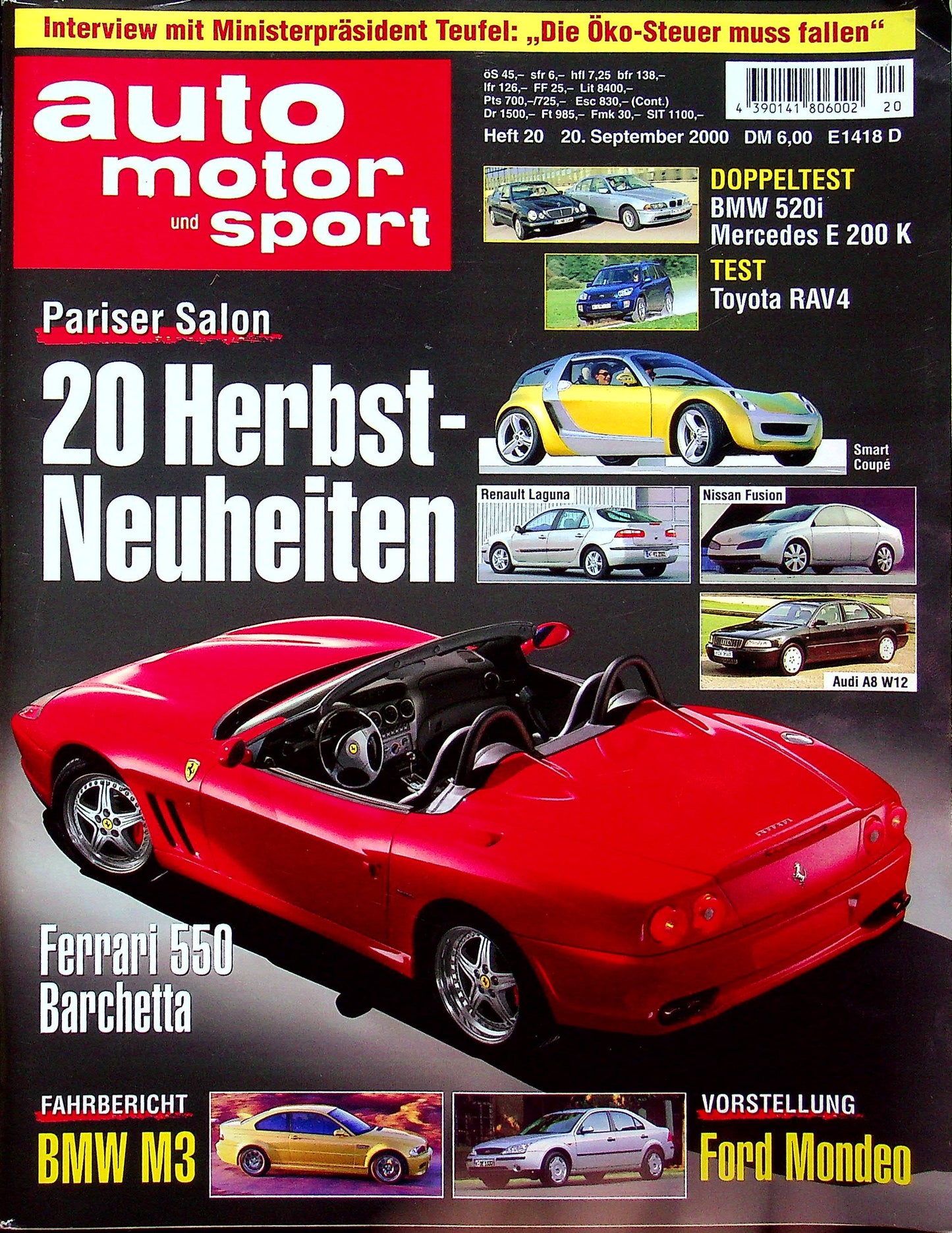Auto Motor und Sport 20/2000