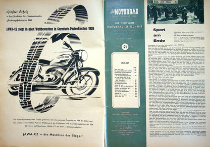 Motorrad 21/1958