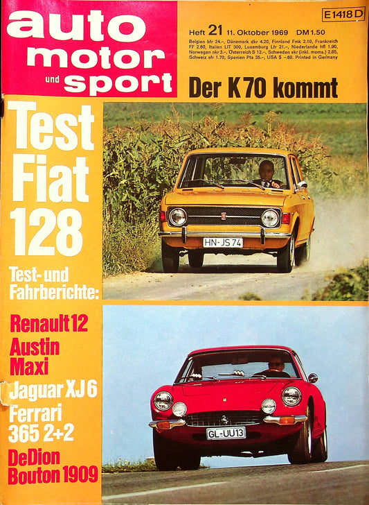 Auto Motor und Sport 21/1969