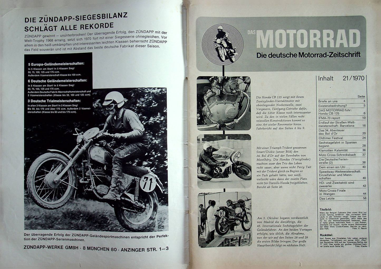 Motorrad 21/1970