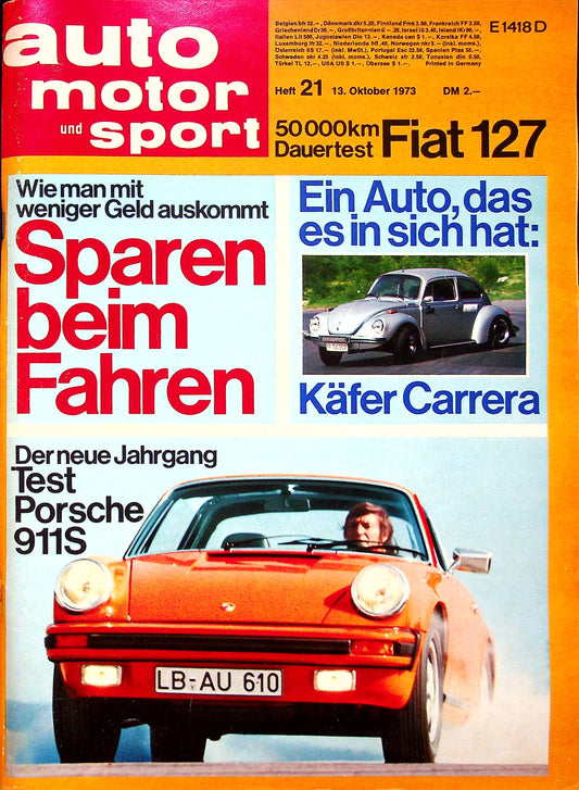 Auto Motor und Sport 21/1973