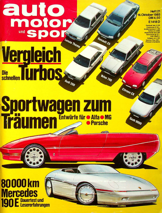 Auto Motor und Sport 21/1985