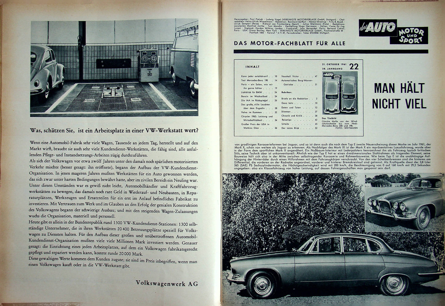 Auto Motor und Sport 22/1961