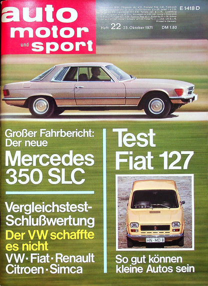 Auto Motor und Sport 22/1971