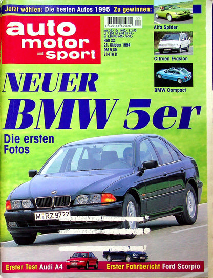 Auto Motor und Sport 22/1994