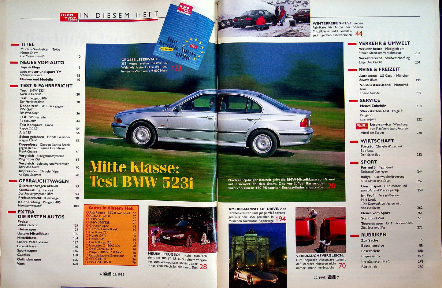 Auto Motor und Sport 22/1995