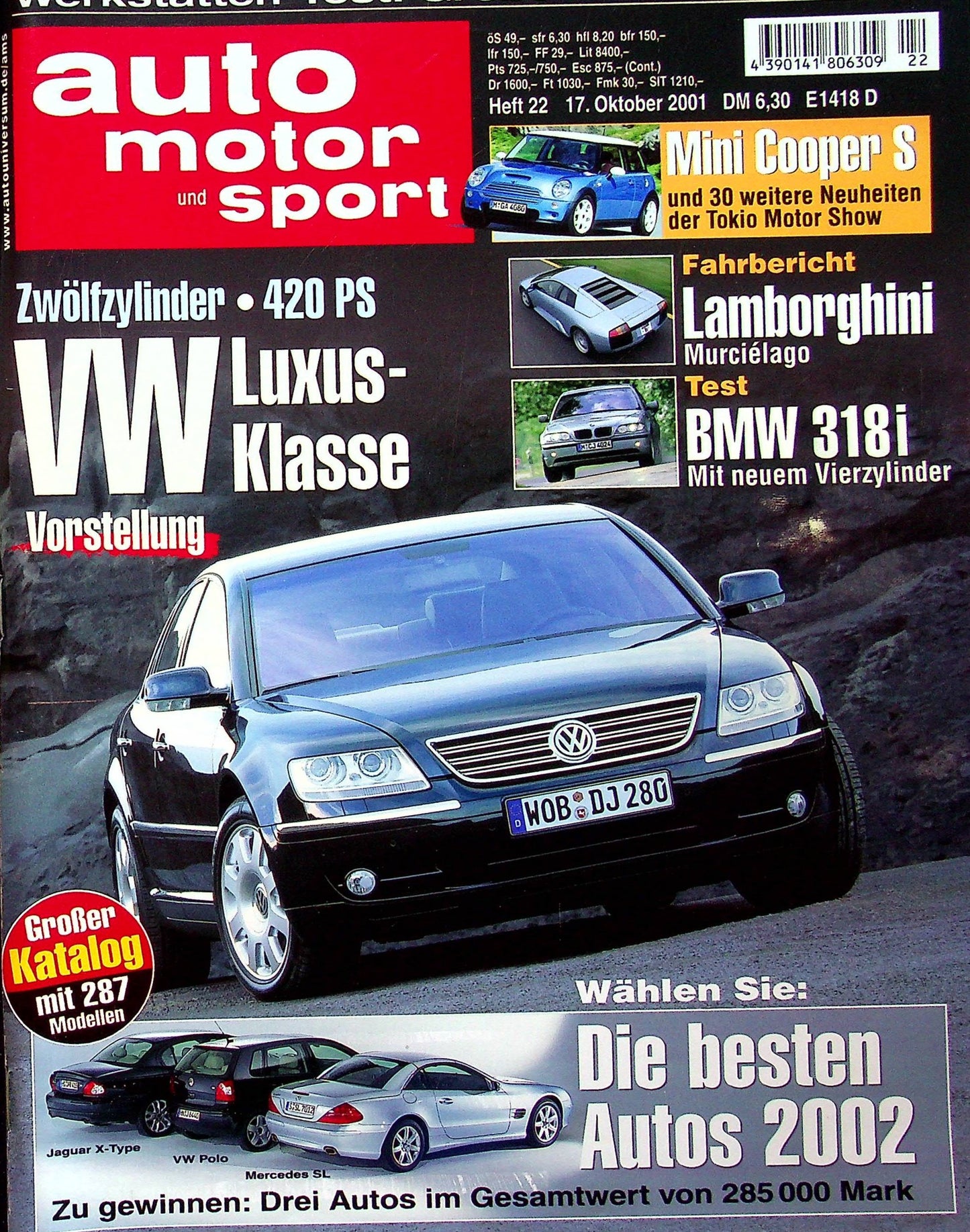 Auto Motor und Sport 22/2001