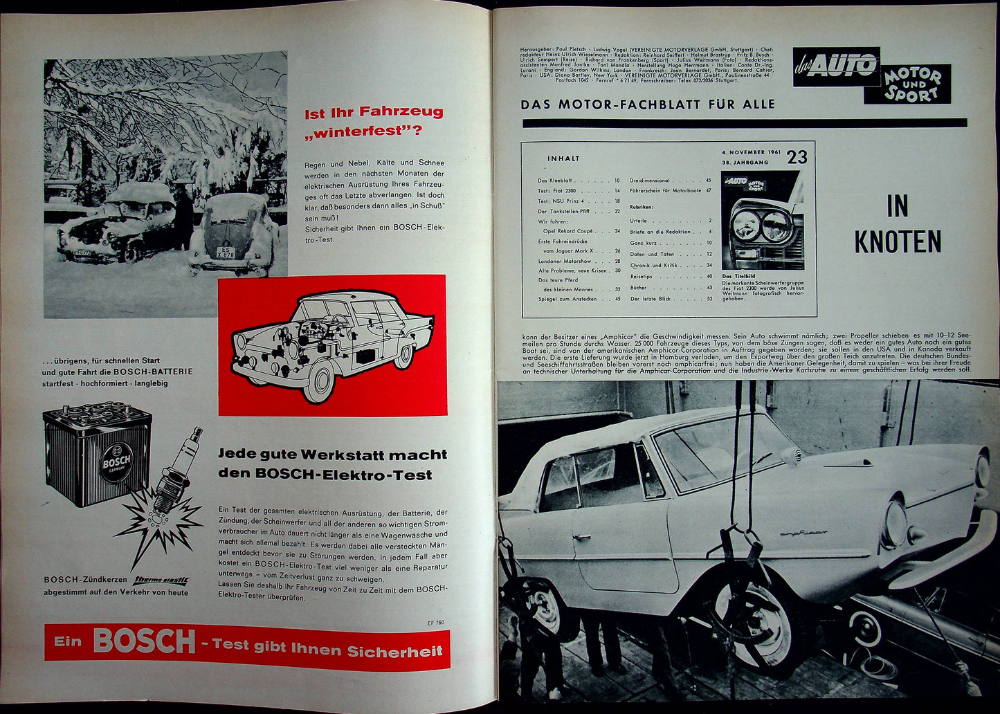 Auto Motor und Sport 23/1961