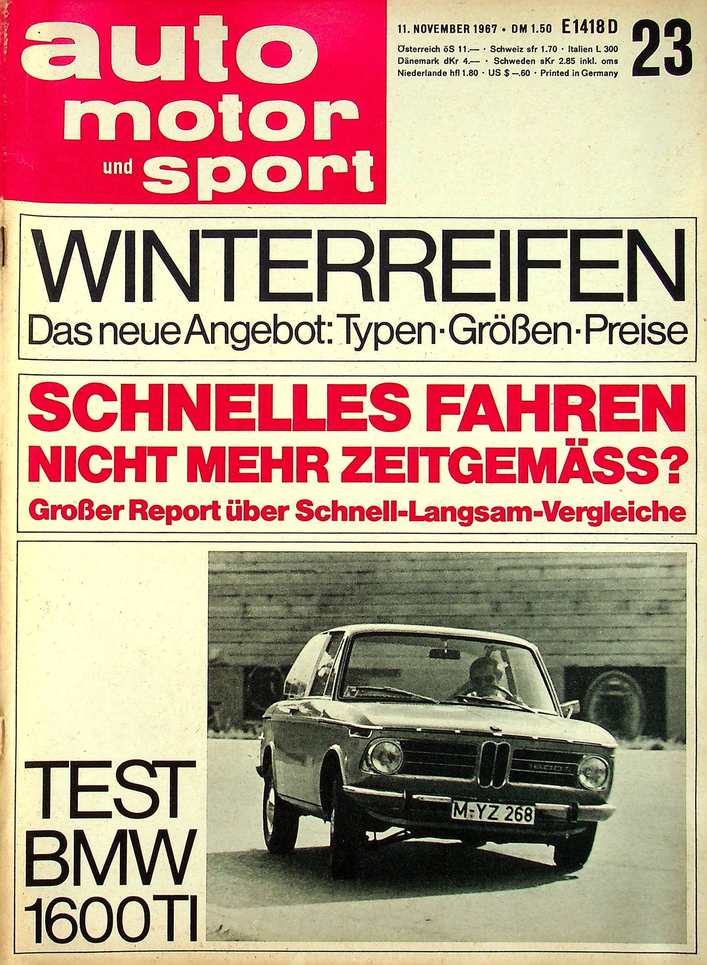 Auto Motor und Sport 23/1967